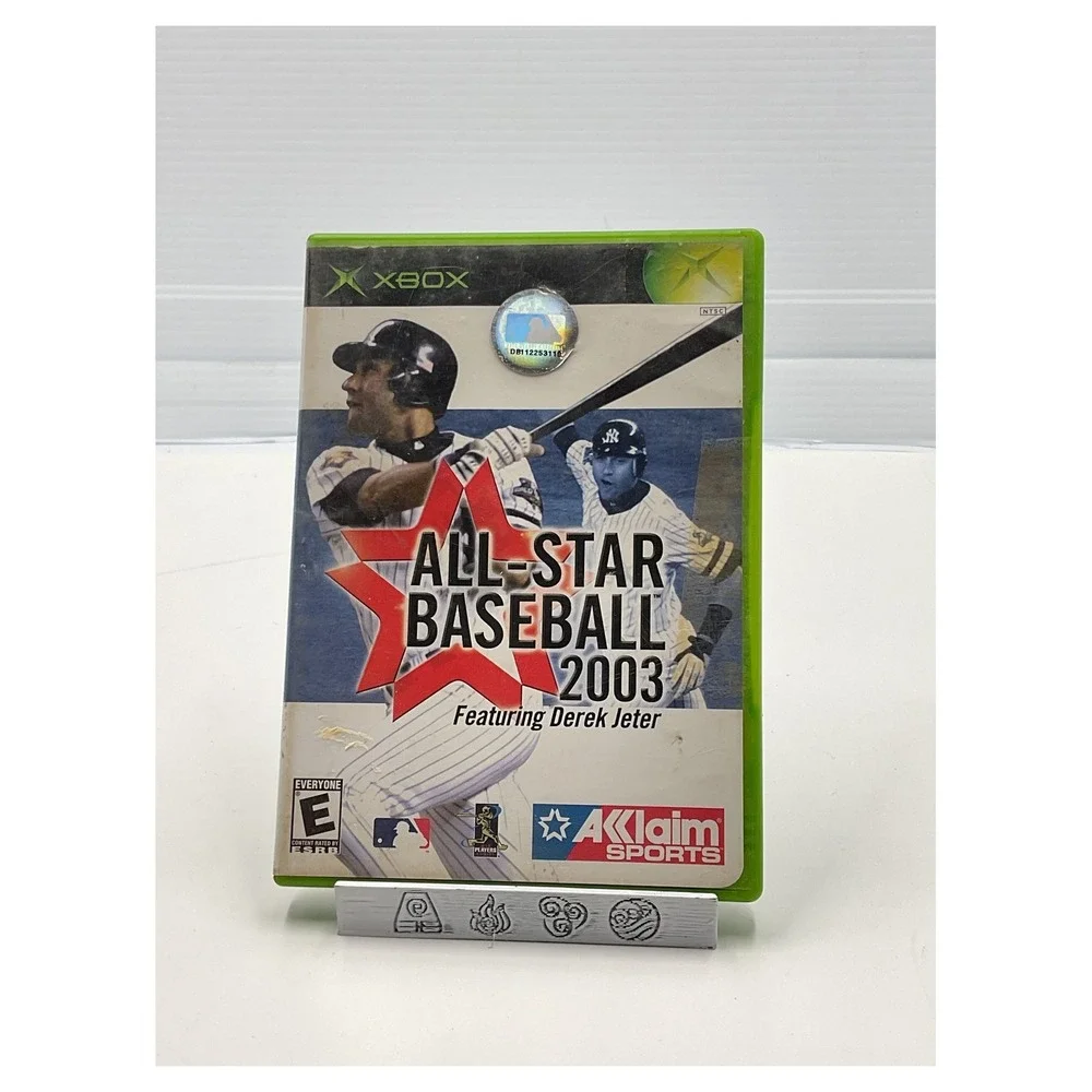 Microsoft Xbox All-Star Baseball 2003 Derek Jeter Complete CIB‎
